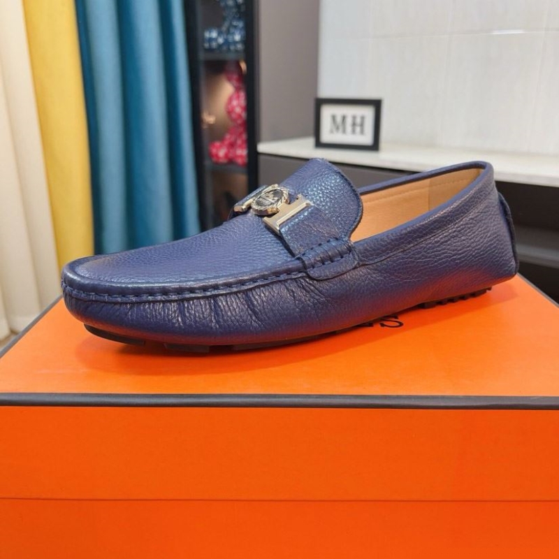 H**mes leather shoes